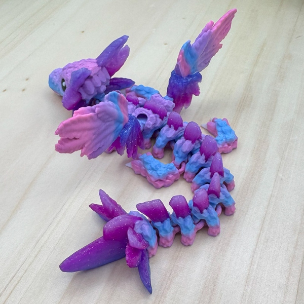 Mini Axolotl-Drache mit Flügel